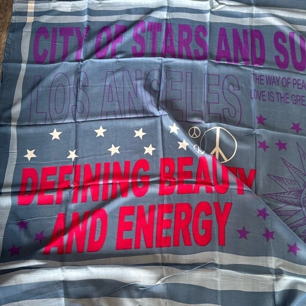 NWT Raj cotton oversized cotton scarf LA